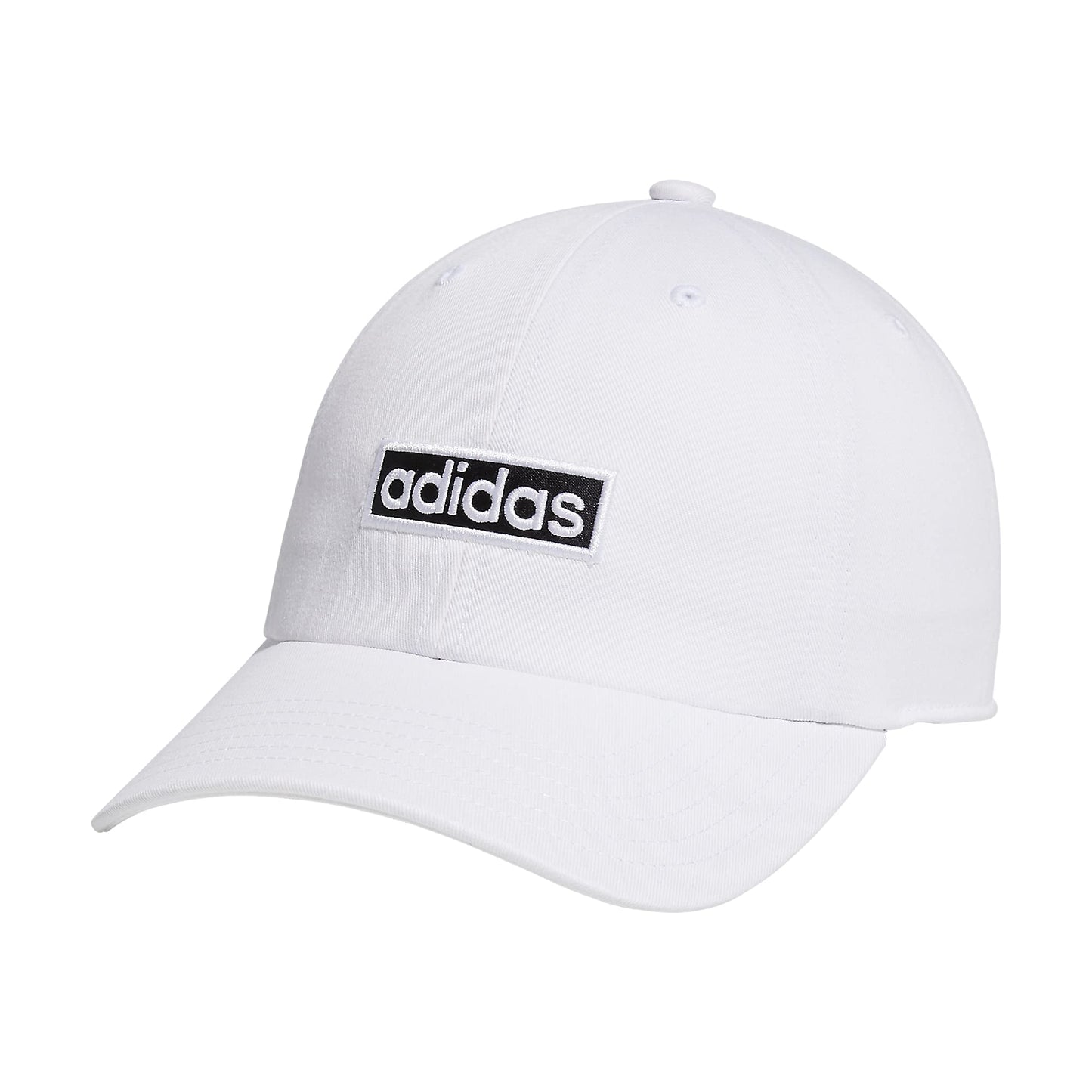 adidas Womens Contender Relaxed Adjustable Cap White/Black One Size