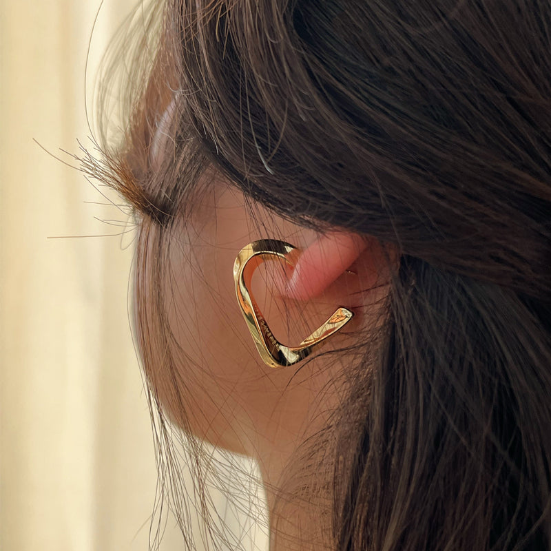 Triangle Earrings S925 Twisted Geometric Lines