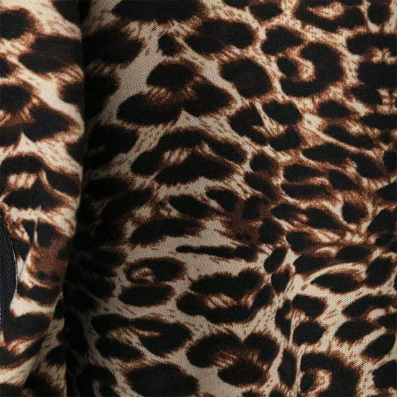 Europe And US Cross-Border Amazon Autumn New Leopard Print