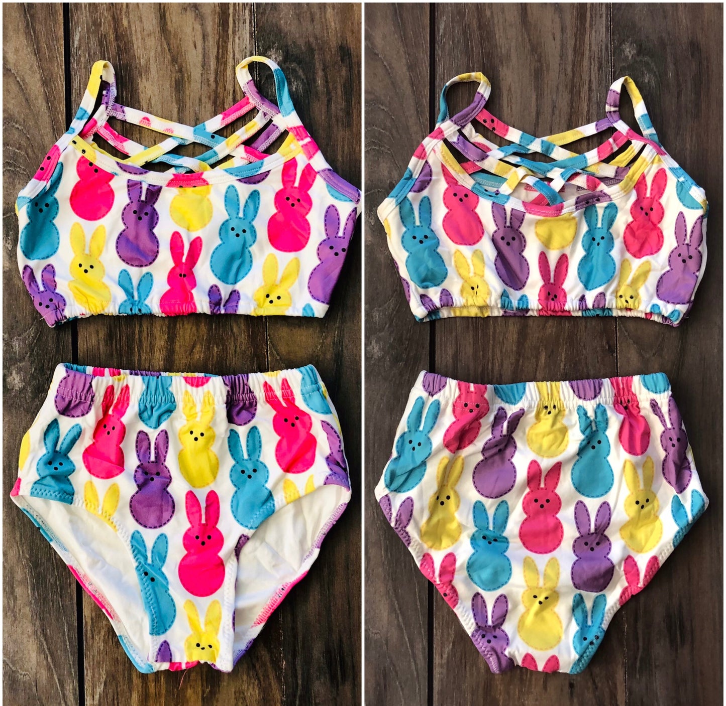 Easter Chick Bunnies 2PC Set