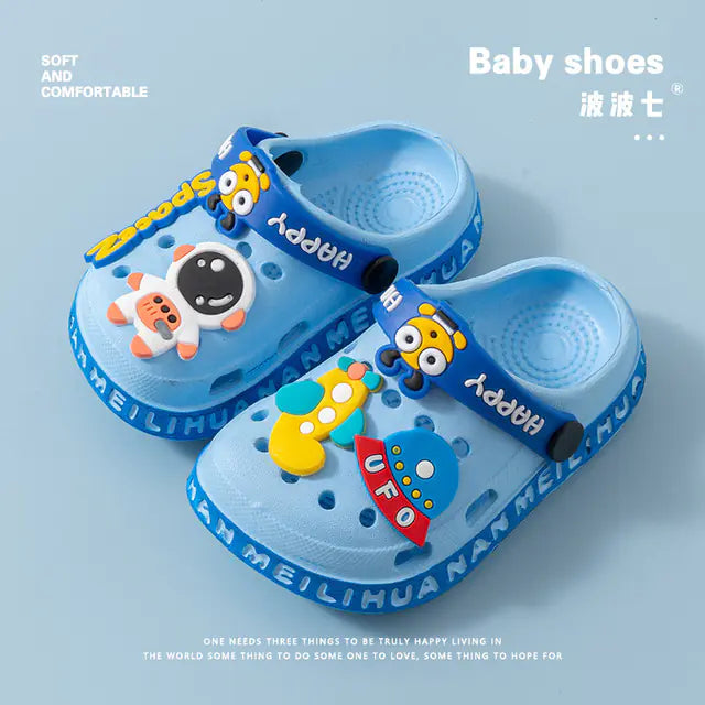 Summer Baby Sandals for Boys and Girls Cartoon Mules