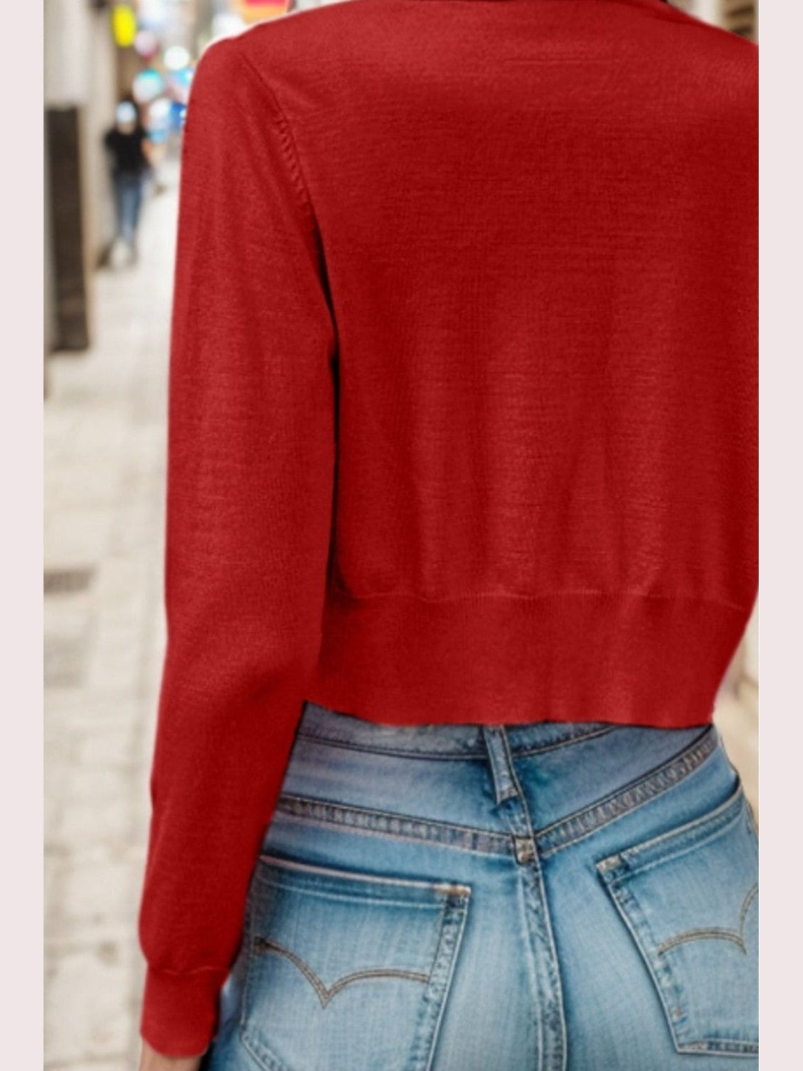 Women Button Up Long Sleeve Cardigan Sweater