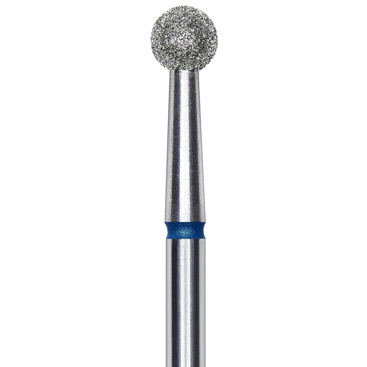 DIAMOND NAIL DRILL BIT, "BALL", BLUE, HEAD DIAMETER 4MM (FA01B040) - STALEKS™