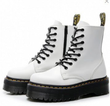 British-style Womens Ankle Boots With Side Zippers