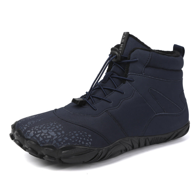 Unisex Fleece-Lined Waterproof High-Top Snow Boots