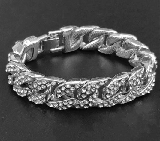 Pulsera de eslabones cubanos para hombre
