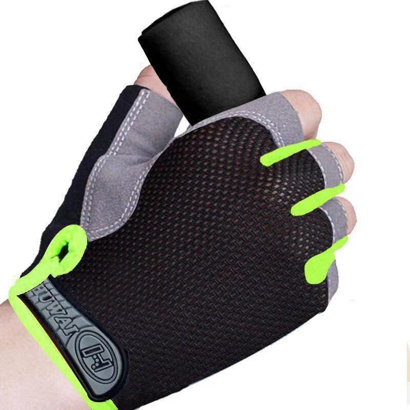 Half Finger Gloves Men's Outdoor Fitness Sports Thin Breathable Non-slip Wear-resistant Mountaineering Rock Climbing Exhibit Finger Gloves For Women