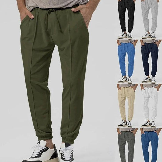 Pantalones de chándal informales cónicos holgados para hombre