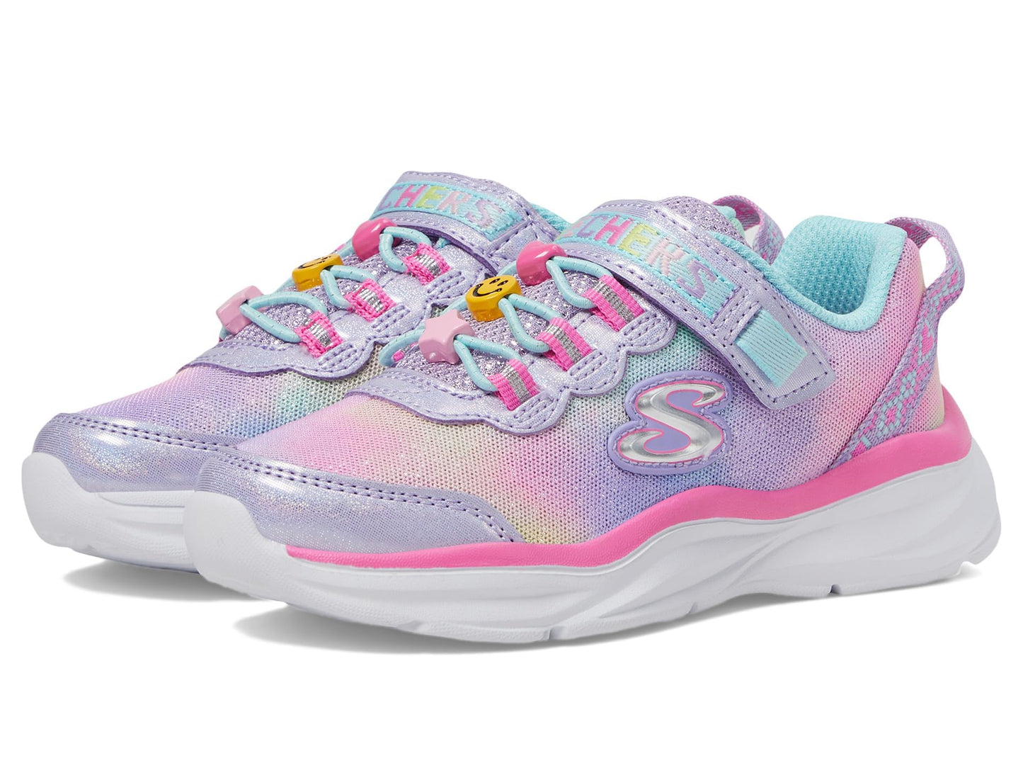 Skechers Kids Power JAMS-Skech Friends Sneaker Lavender/Multi 13 US Unisex Little Kid