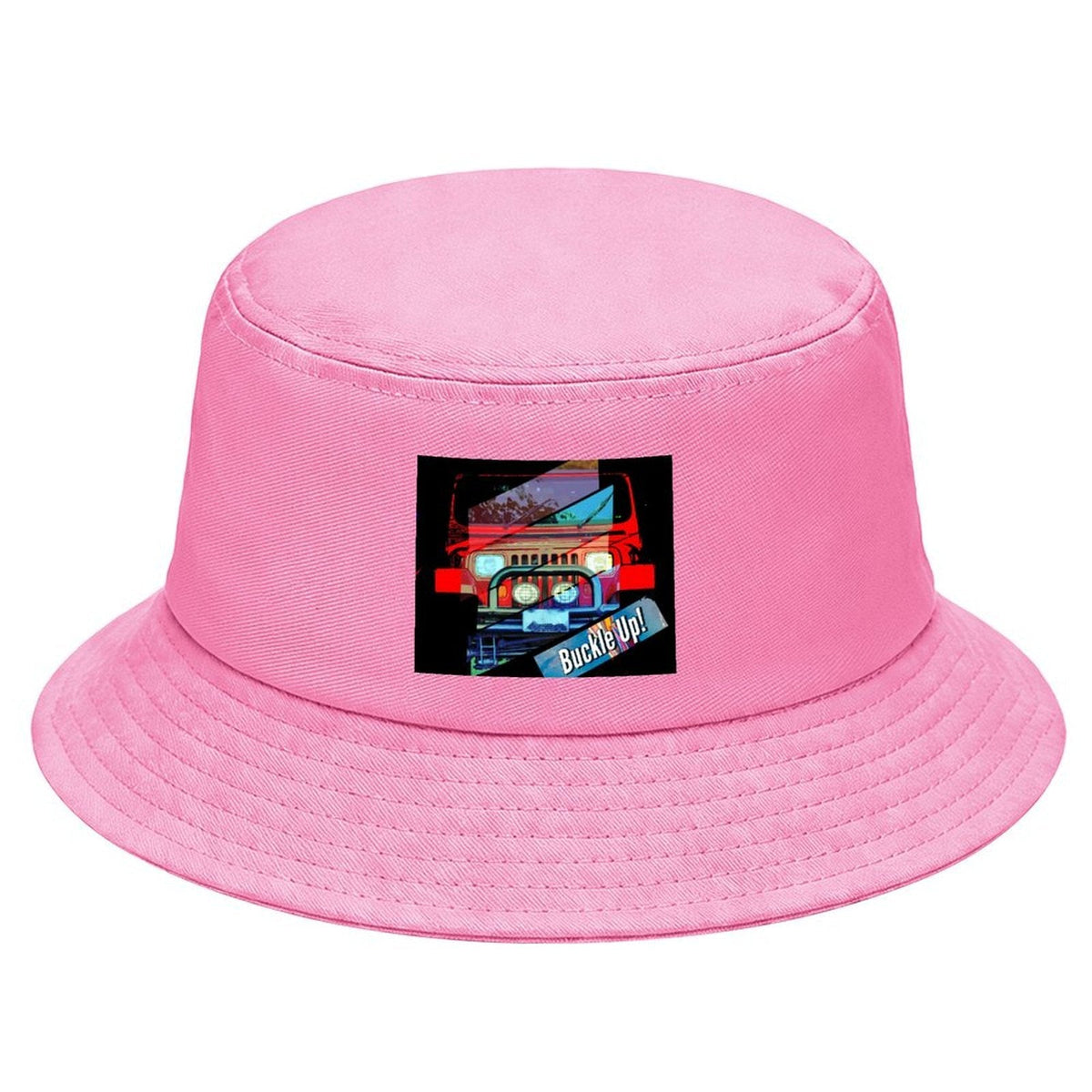 Buckle Up 4-wheel Drive Design Kids’ Bucket Hat | Ships from USA