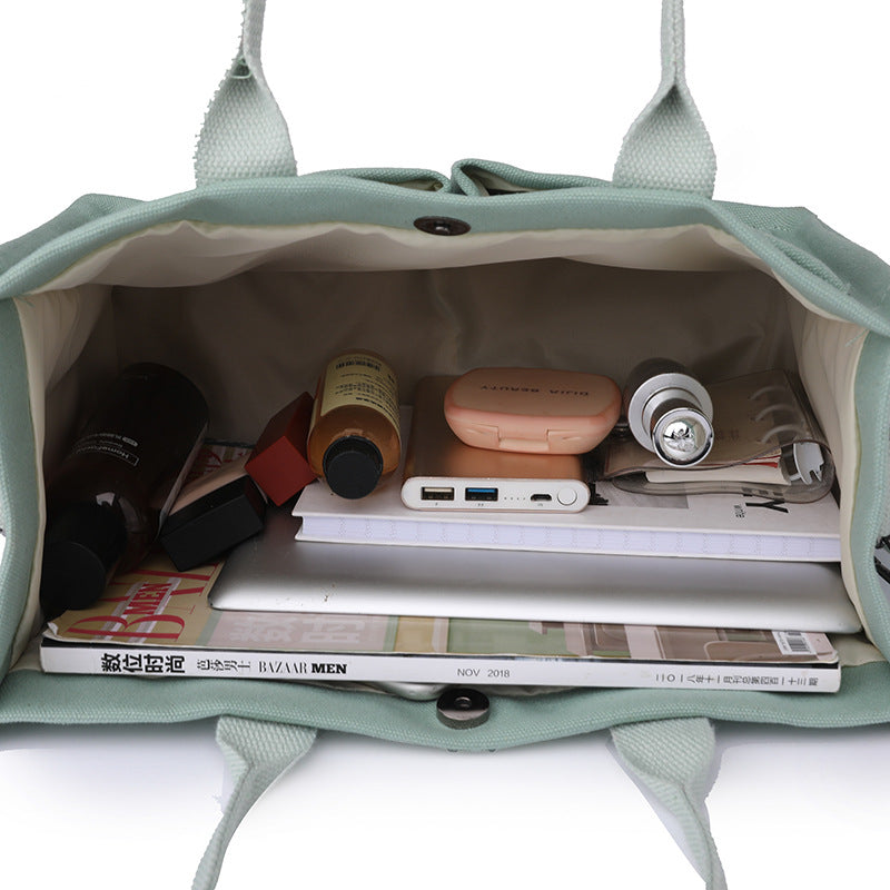 Women's Canvas Casual Crossbody Shopper Bag Crossbody Bag