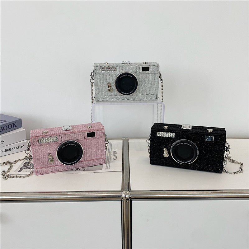 Retro Camera Shoulder Bag Travel Bag