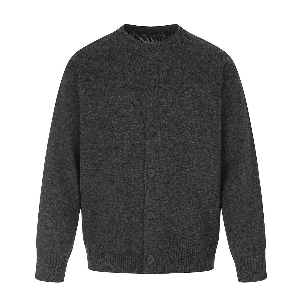 Cardigan Sweater Mens Loose-fit Casual Knitwear Coat