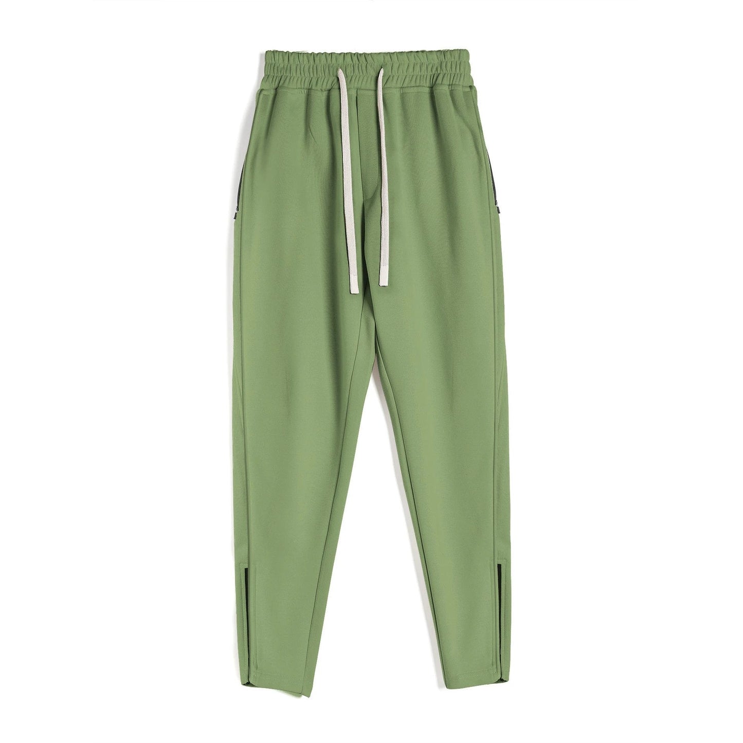 Men's Slim Fit Leg Opening Ankle Zipper Sweatpants