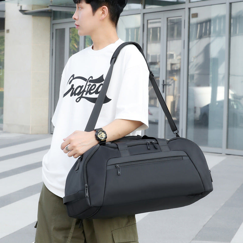 Travel For Outdoor Activities Large-capacity Leather-coated Luggage Bag