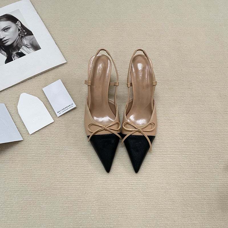 Women's Stiletto Heels with Bow