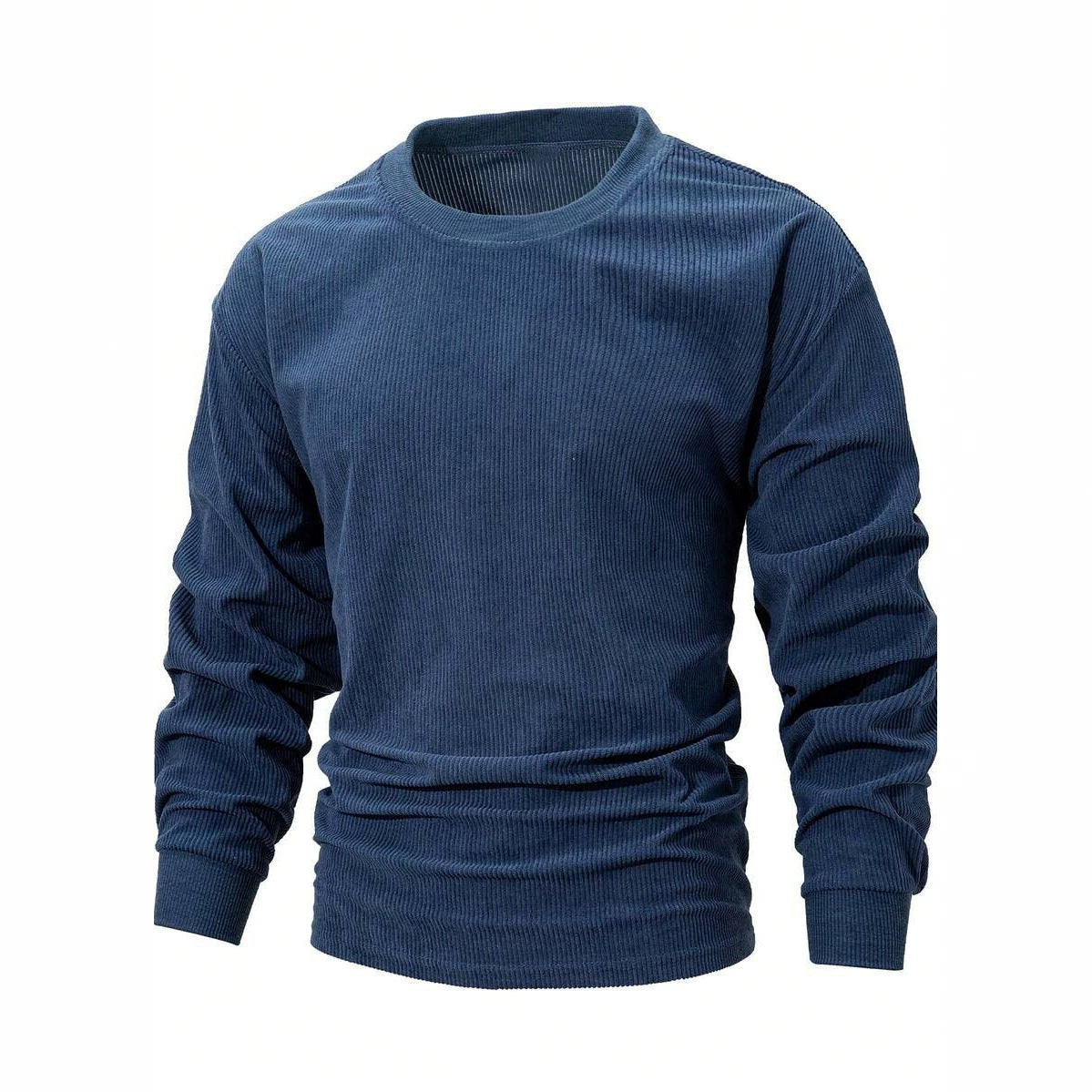 Men's Long-sleeved Round Collar Sweater