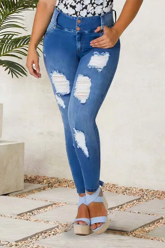 Jeans de mujer T195 Consultar tabla de tallas en "más detalles"