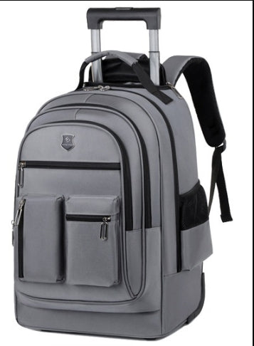 Unisex Trolley Backpack Ultra-light Trolley Bag Travel Bag