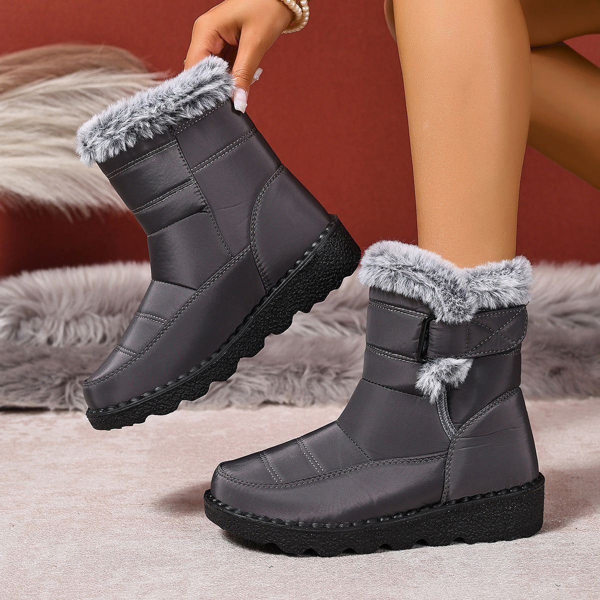 Women's Snow Boots Plus Size