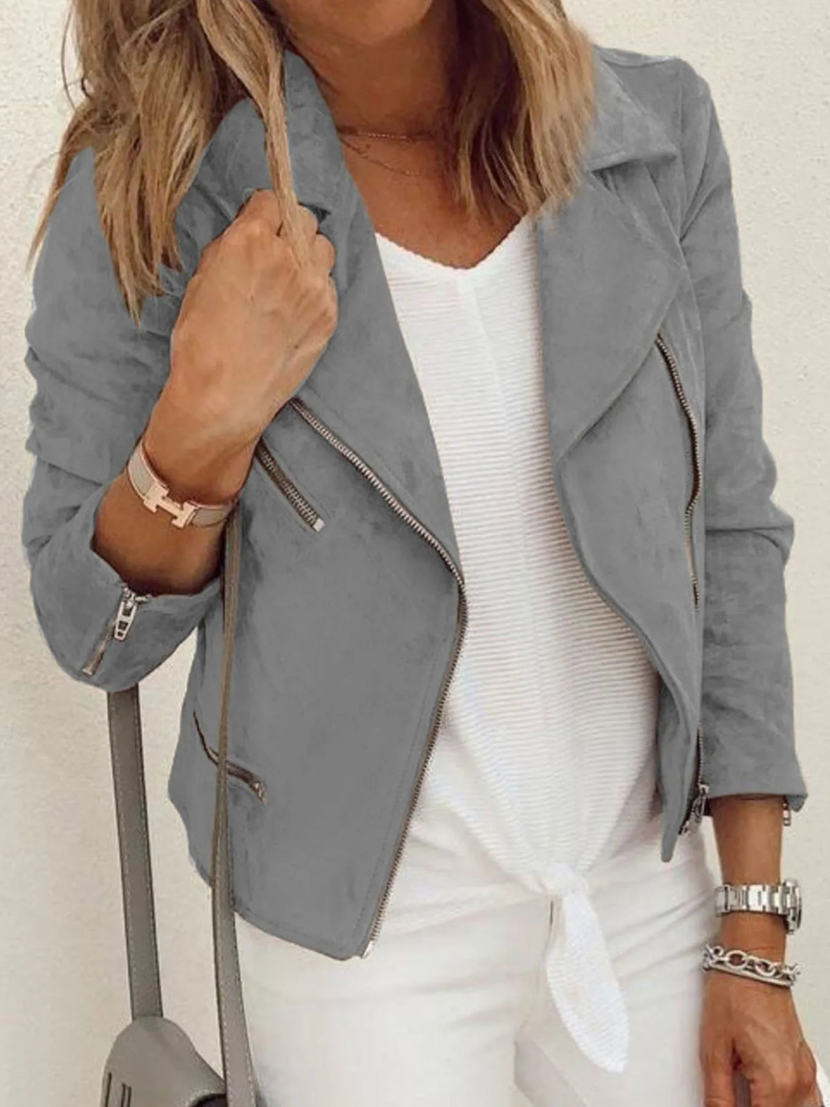 Zip Up Long Sleeve Jacket