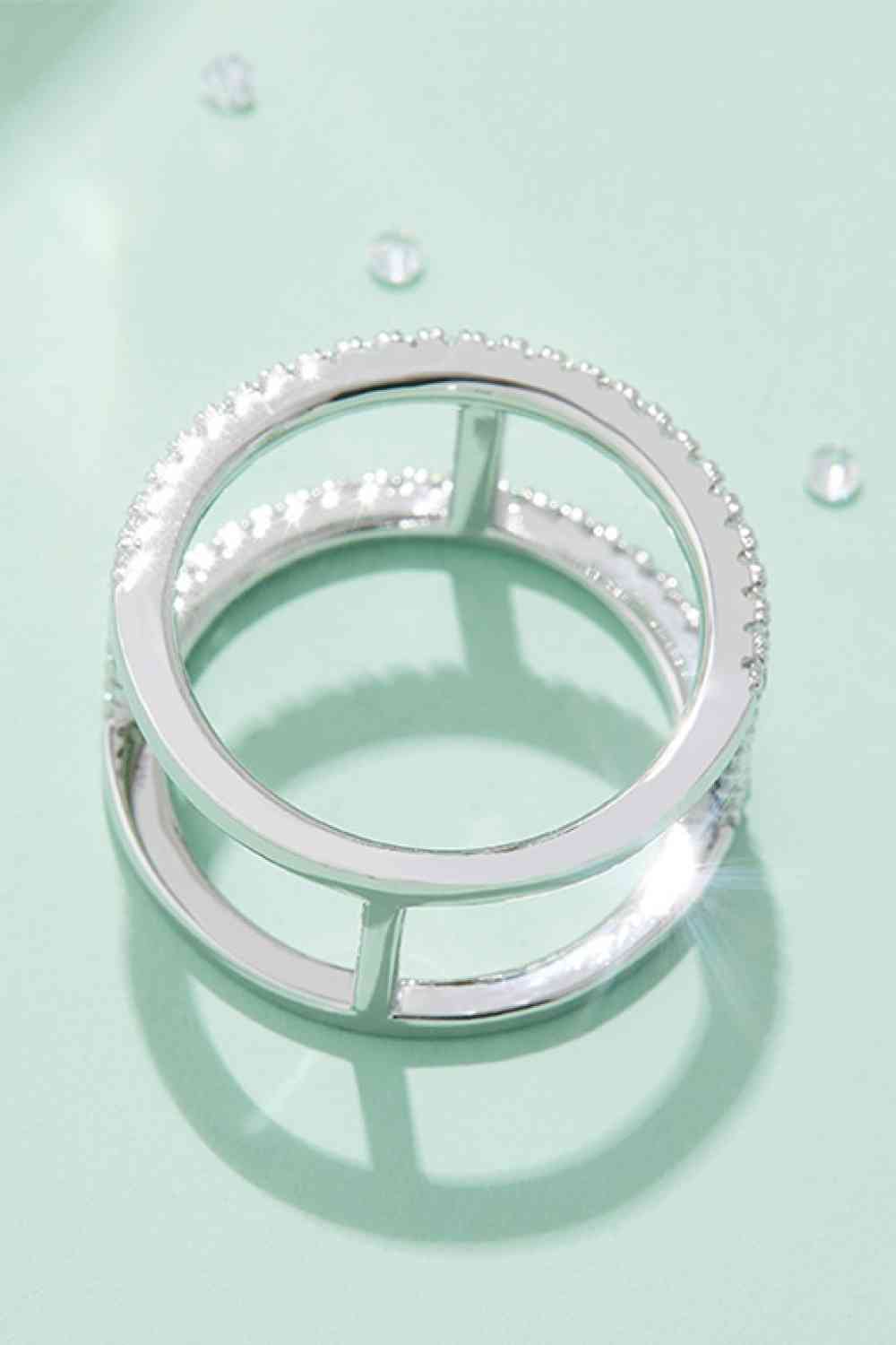 Always Get Better Moissanite Ring – Modern Minimalist Design