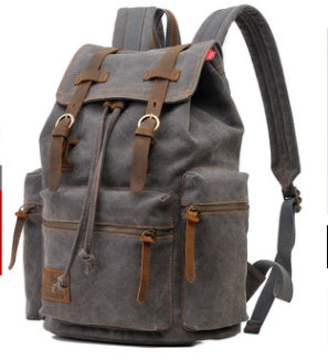 Canvas Backpack 15.6 Inches Large Capacity