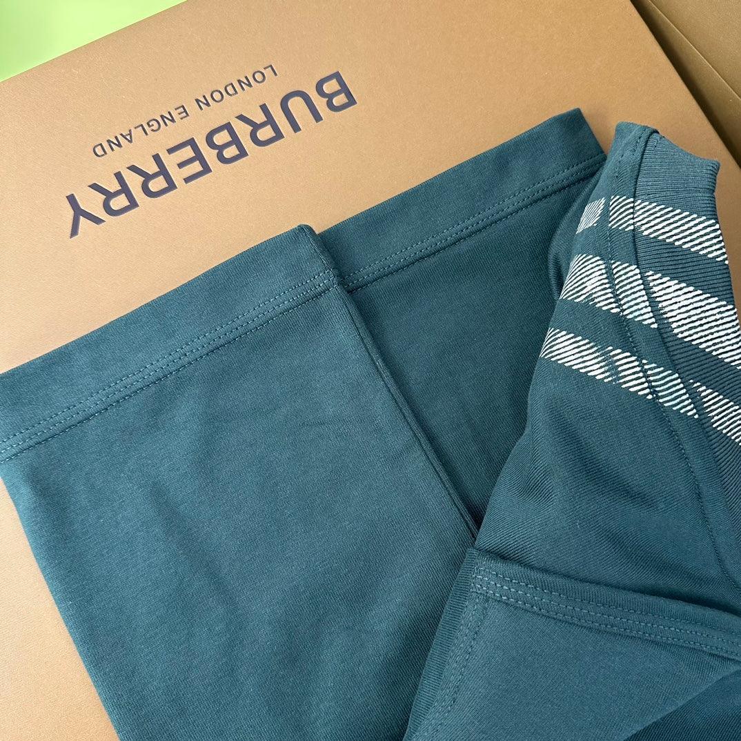 Burberry T-Shirt Without Collar 'Green'