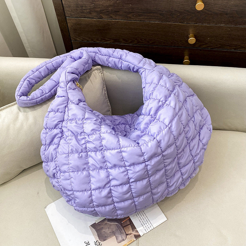 Down Jacket Shoulder Messenger Bag Travel Bag