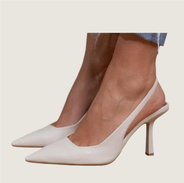 Women's Fashion Pointed Plus Size Slip-On Heels