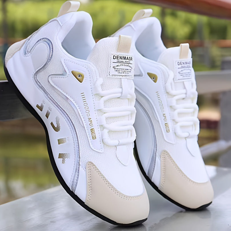 Zapatillas deportivas con cordones de color blocking Mandoto para hombre, transpirables, de caña baja, para correr y caminar