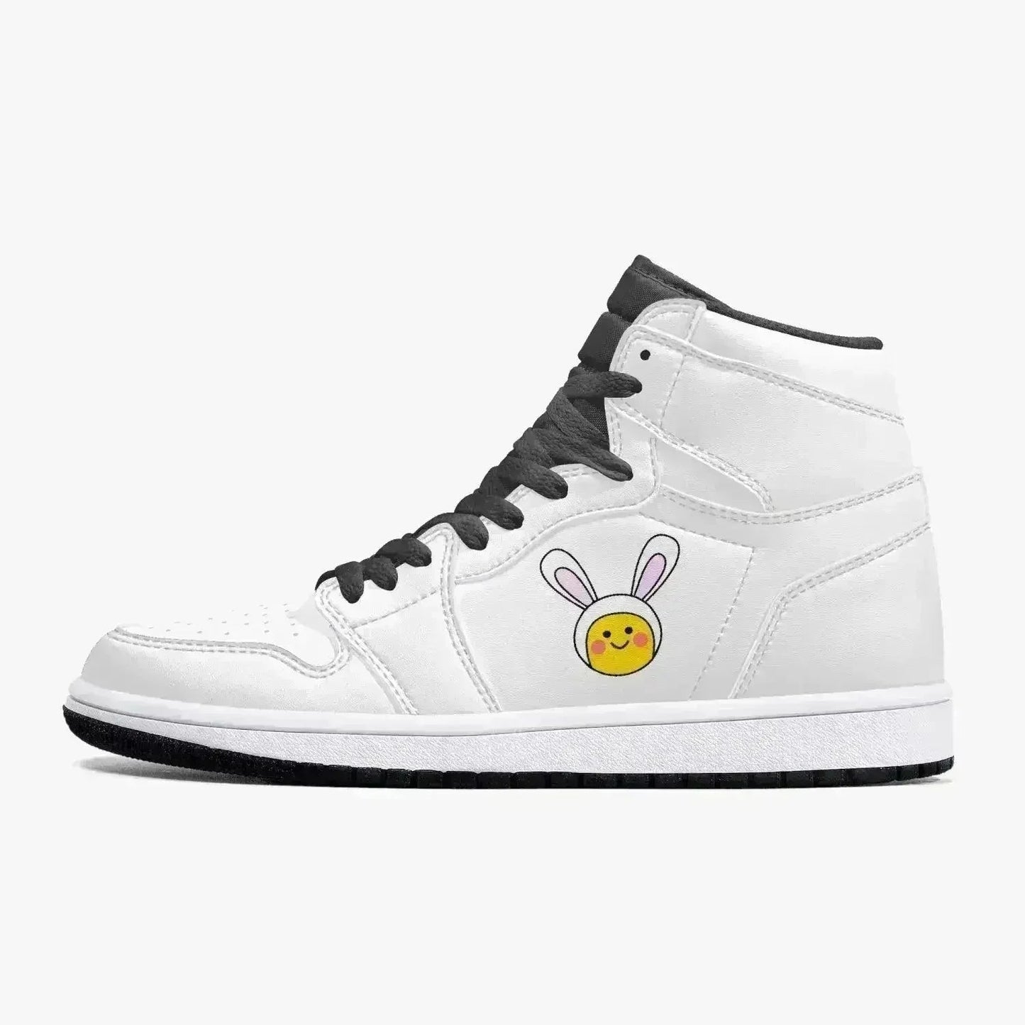 Jacki Easlick Lux Bunny High-Top Leather Sneakers