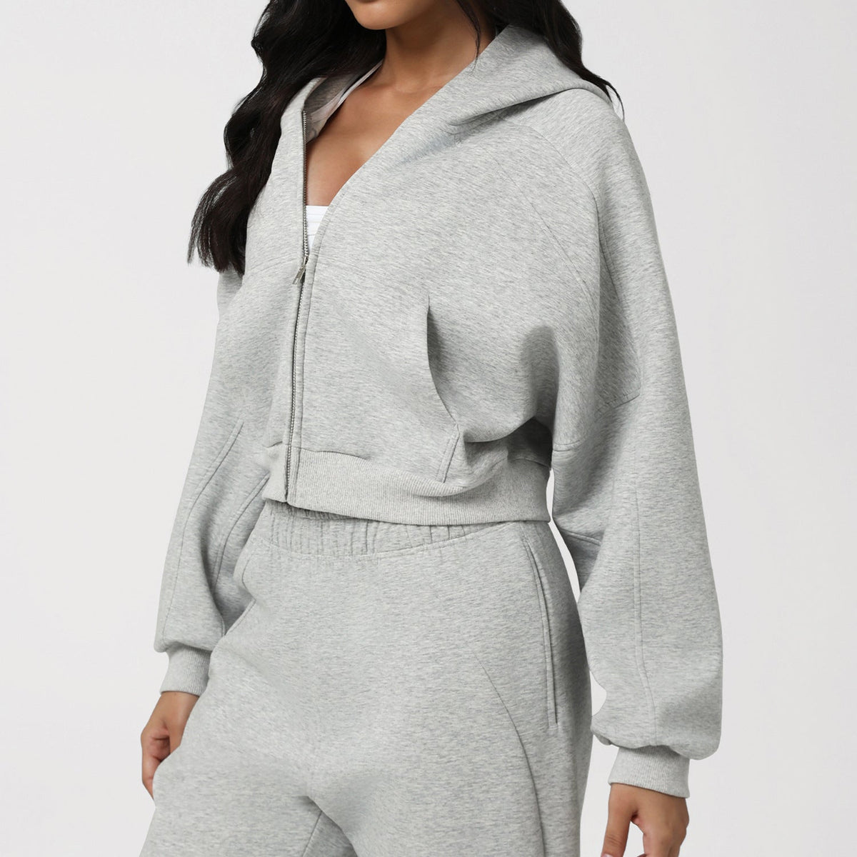 Hooded Long-Sleeve Casual Sweatshirt For Sports Running And Fitness