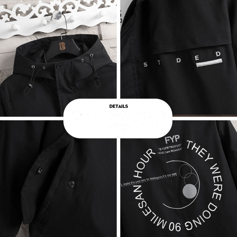 Plus Size Men's Fashion Jacket for Autumn/Winter