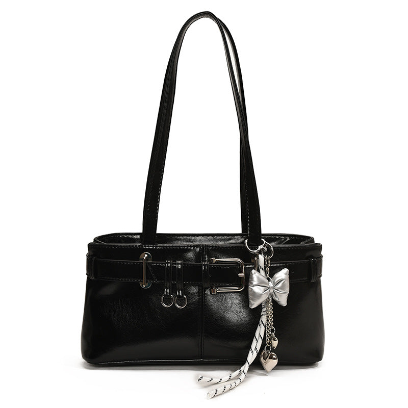 Commuter Texture Underarm Shoulder Handbag Travel Bag