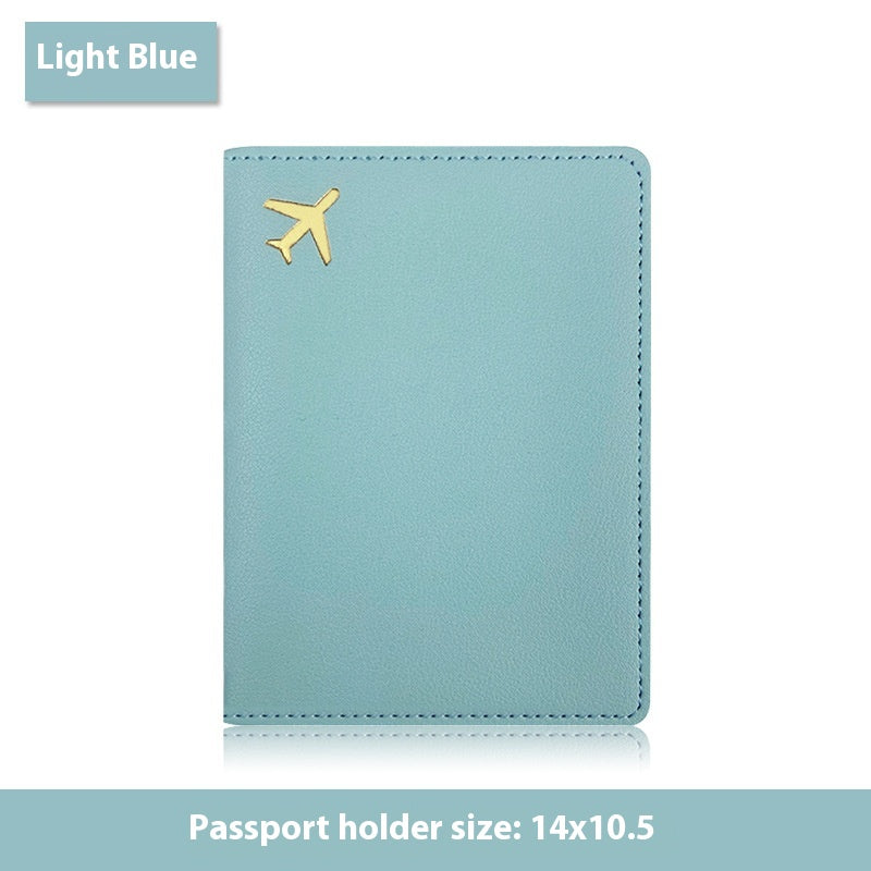 Multifunctional Id Bag Pu Leather Passport Cover
