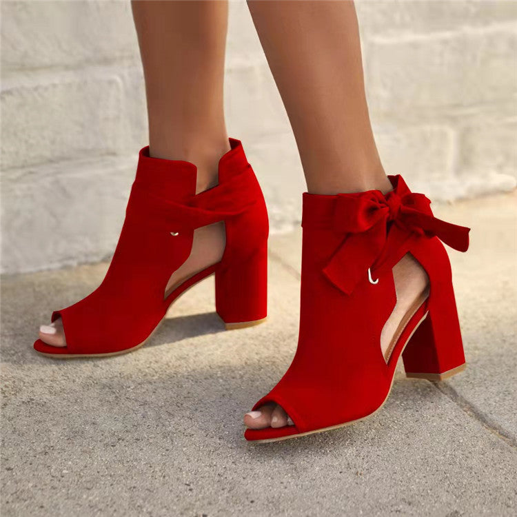 Women's Bow Detail Slingback Heels