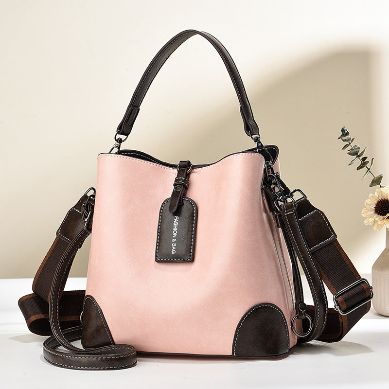 Korean-Style Crossbody Bucket Bag Crossbody Bag