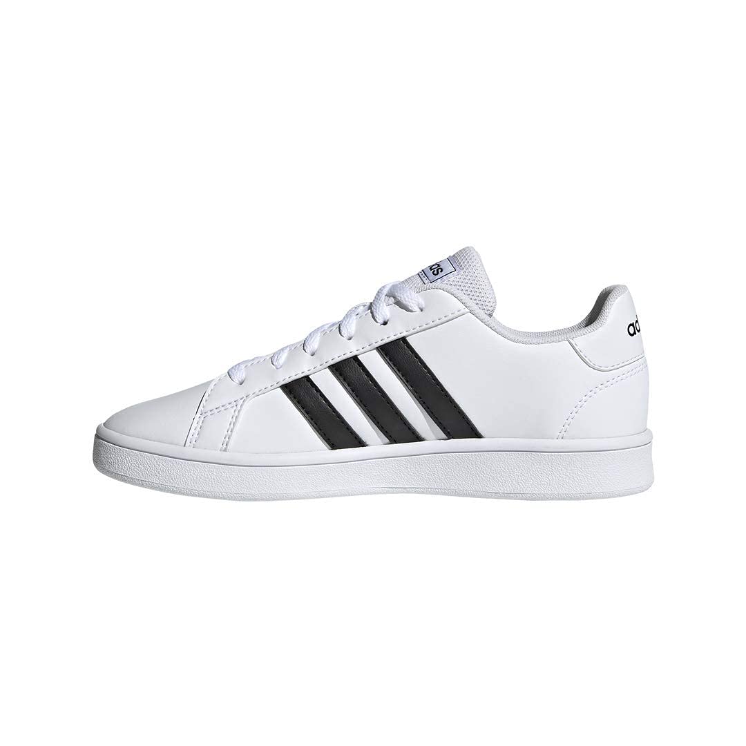 adidas Grand Court Sneaker White/Black/White 11.5 US Unisex Little Kid