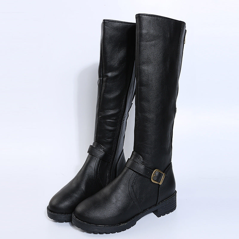 Women's European And American Style Knight Boots