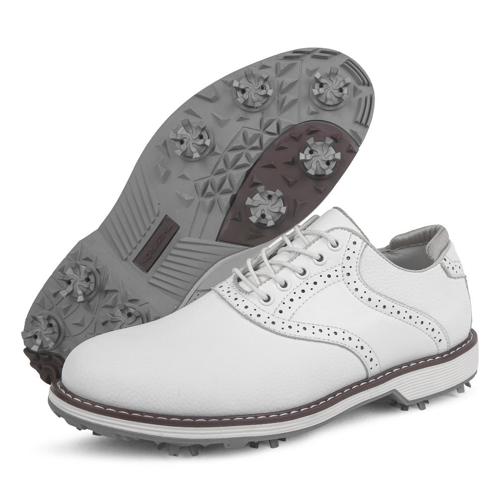 Brogue Detail Lace-Up Golf Wedges
