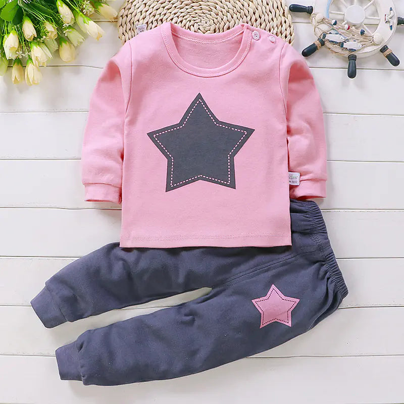 Boys' Cotton Autumn Winter Underwear Set (Wholesale)