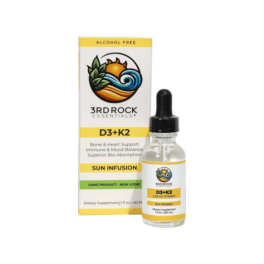 Vitamina D3 + K2 líquida (quelada) — 1 fl oz
