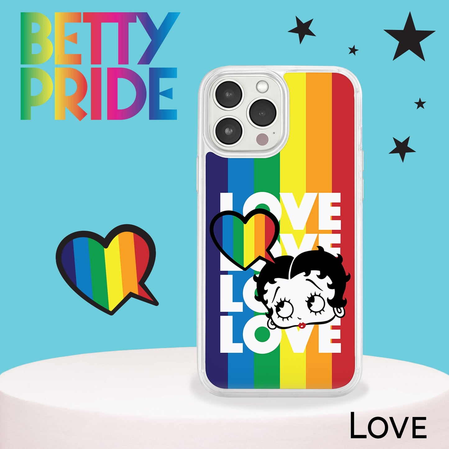Betty Boop Pride HD Apple iPhone 14 Mag-Safe Phone Case