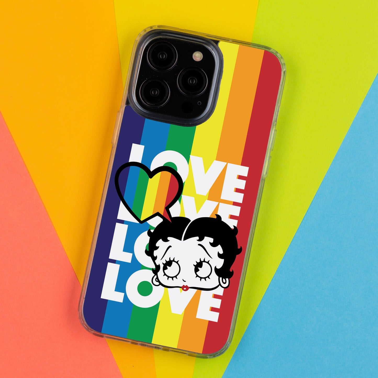Betty Boop Pride HD Apple iPhone 14 Mag-Safe Phone Case