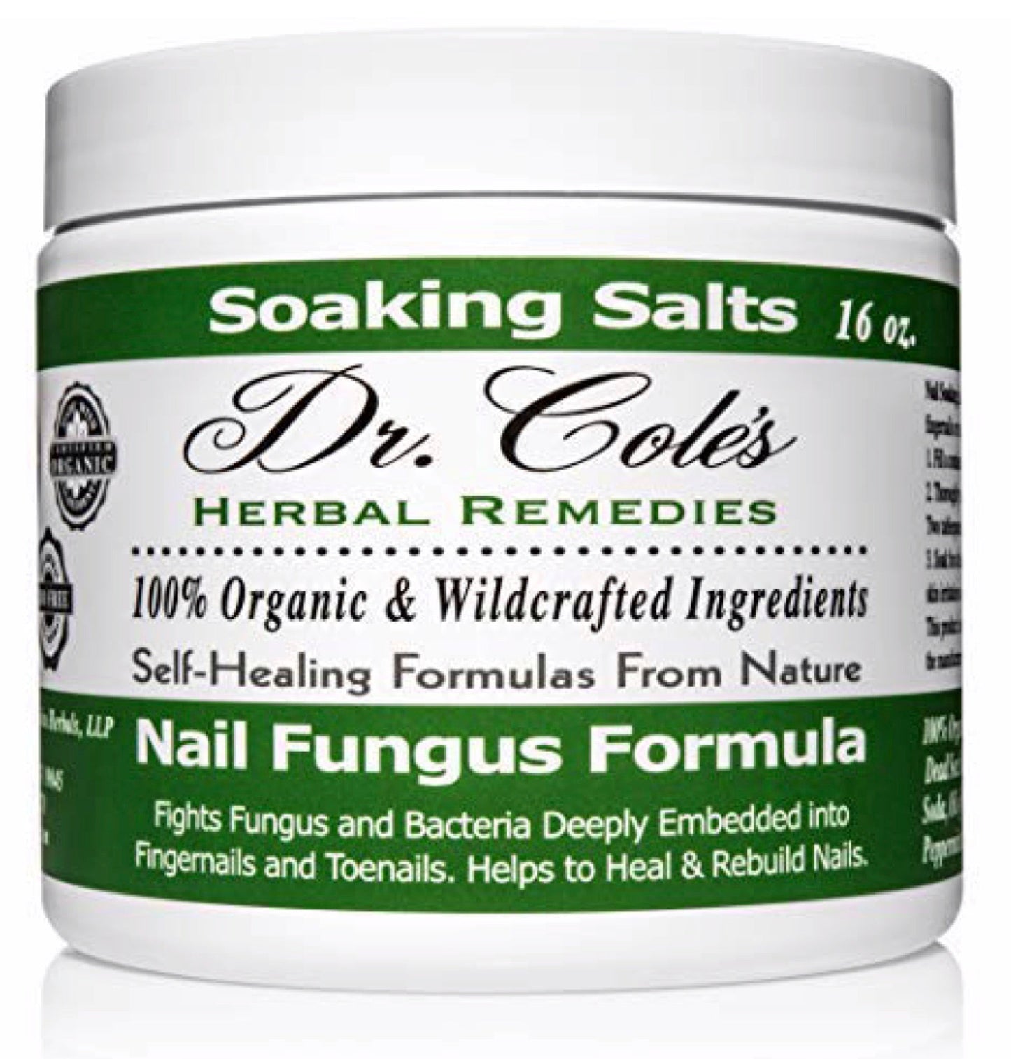 13 - Fórmula de Sales Orgánicas para Hongos en las Uñas del Dr. Cole