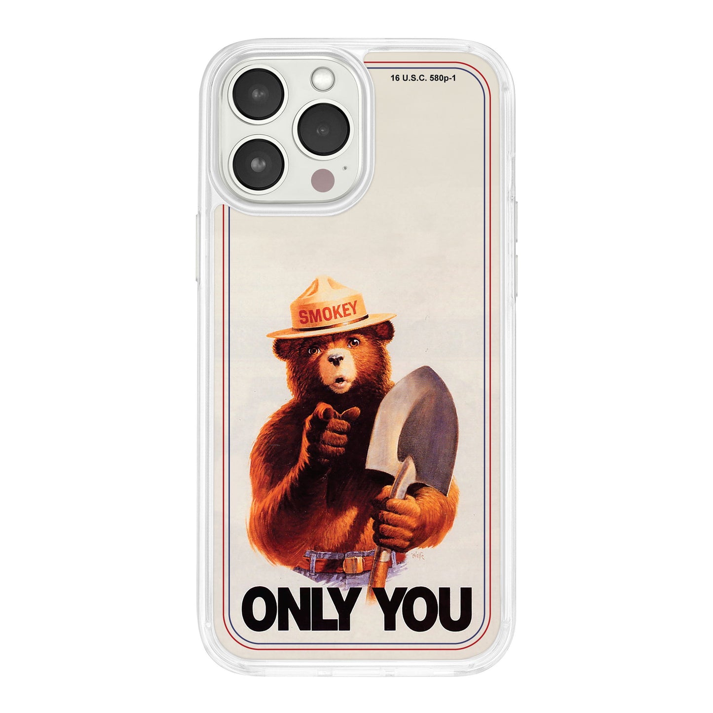 Smokey Bear Classic HD Apple iPhone 13 Series Mag-Safe Phone Case