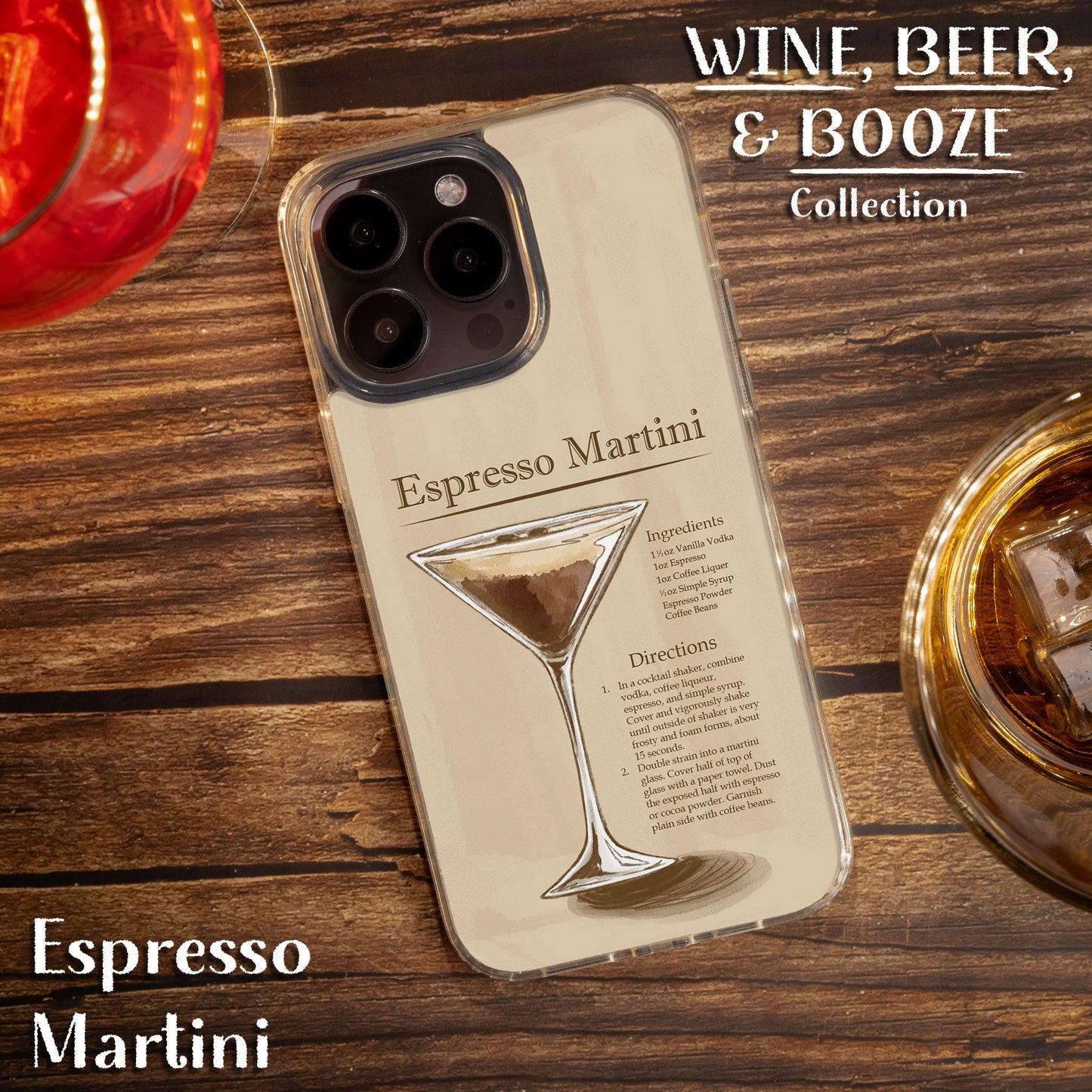 Wine, Beer, & Booze HD Apple iPhone 11 Series Phone Case
