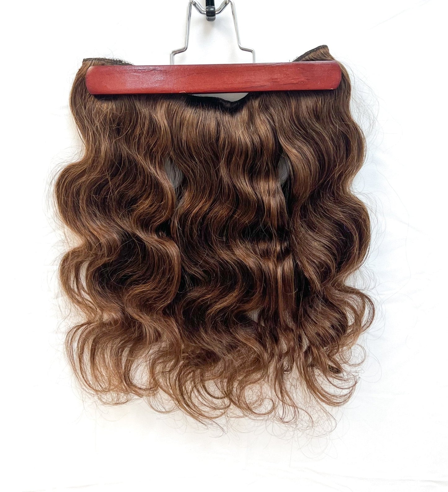 VIP Extensions 100% Human Hair BandX Halo Body Wave 18" with Clip