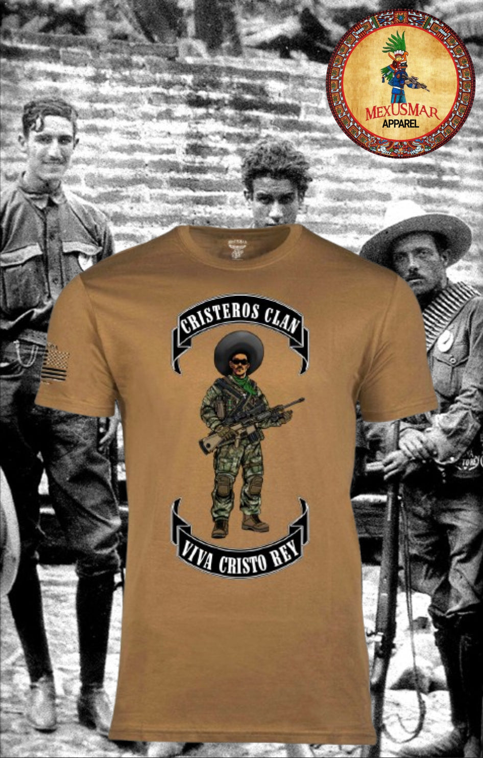 Cristeros Clan T Shirt by La Linea MEXUSMAR
